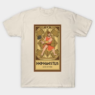 Hephaestus Tarot Card T-Shirt